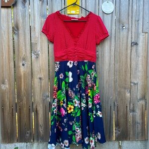 Handmade Circle Dress Upcycle L/XL
